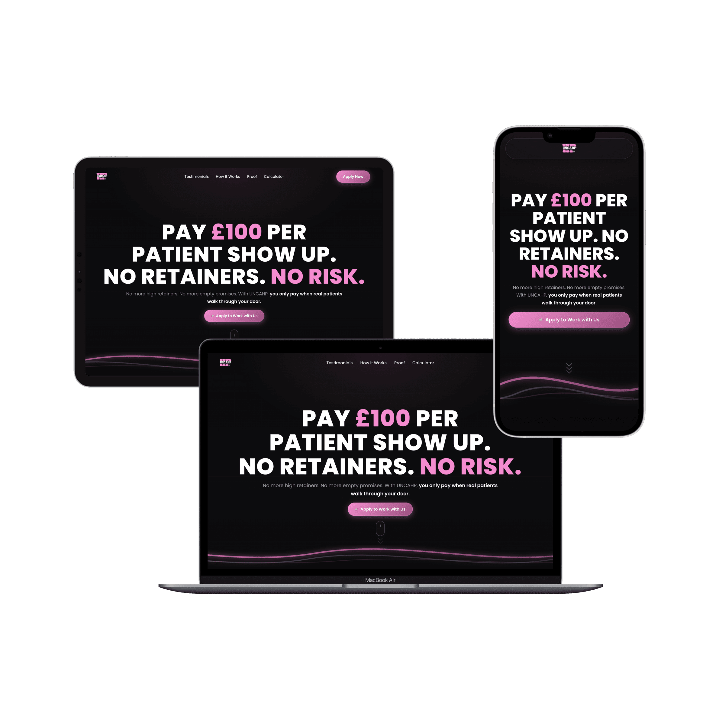 High-Fidelity Landing Page Preview